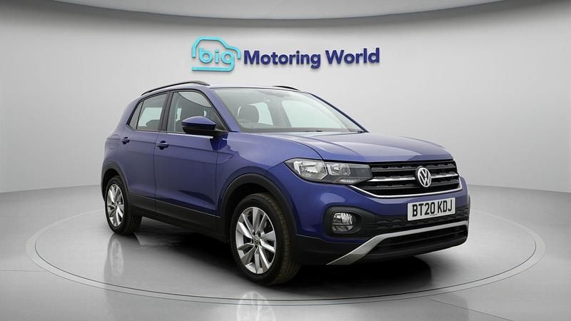 Used VW T-Cross SE 94 HP (69 kW) 2020 Blue SUV