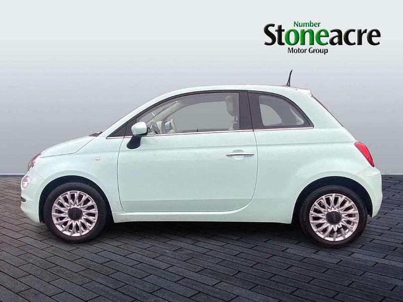 Used Fiat 500 Lounge 69 HP (50 kW) 2017 Green Hatchback