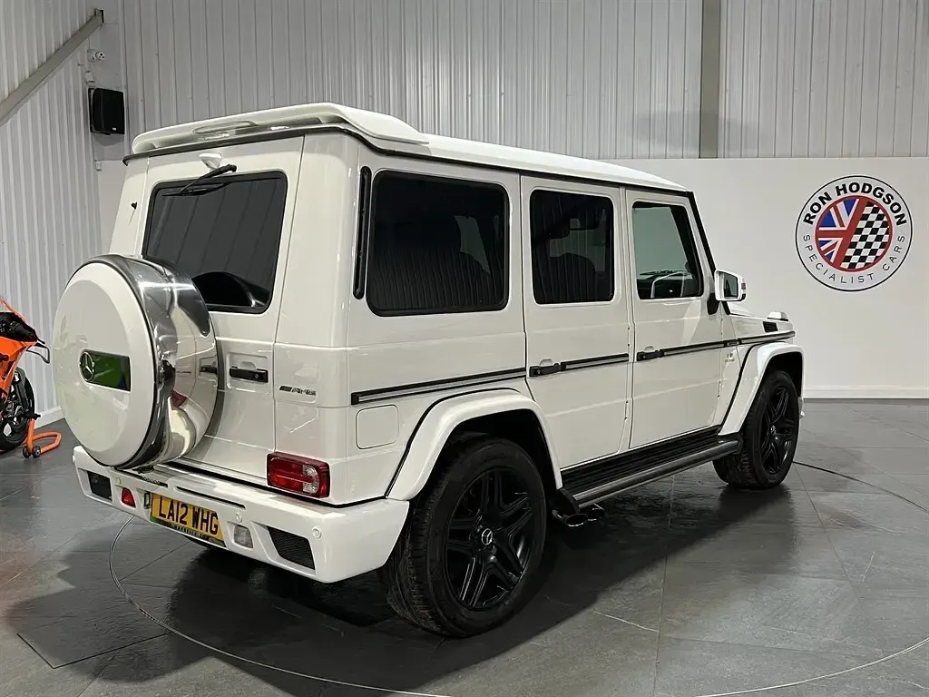Used Mercedes G65 AMG AMG 2012 Mystic white metallic tricoat SUV