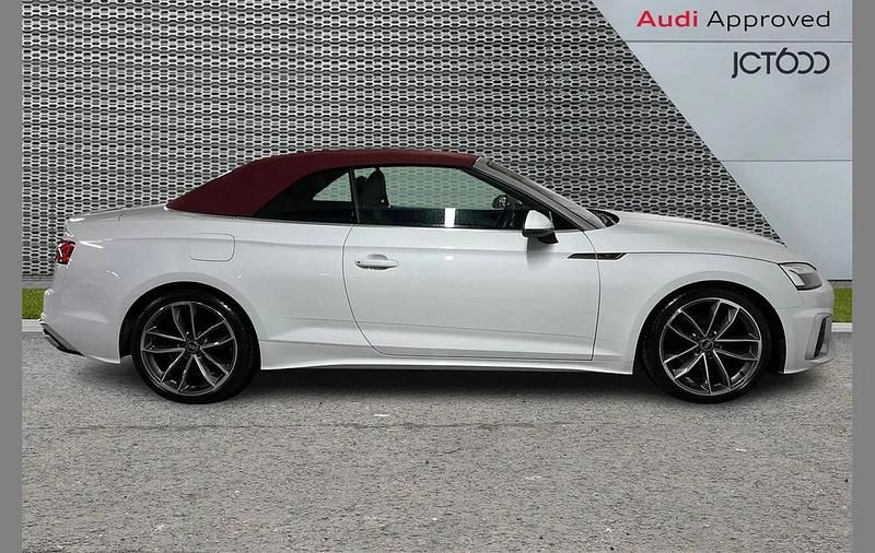 Used Audi A5 Cabriolet S-Line 204 HP (150 kW) 2022 White Cabriolet