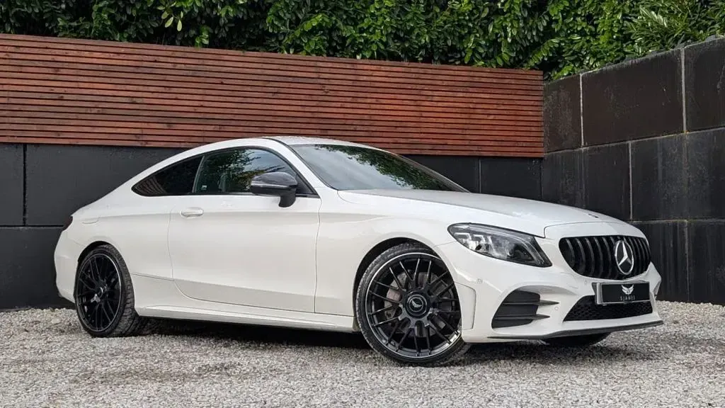 Used Mercedes C200 AMG Line Premium 2021 White Coupe