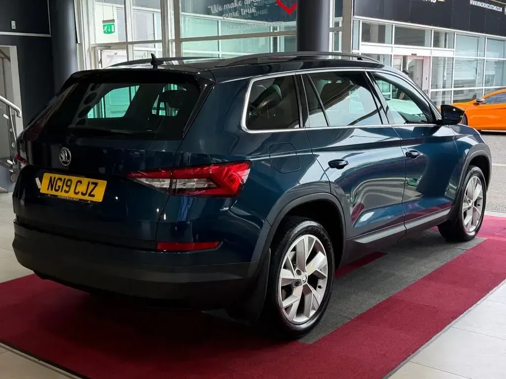 Used Skoda Kodiaq SE L 150 HP (110 kW) 2019 Blue SUV