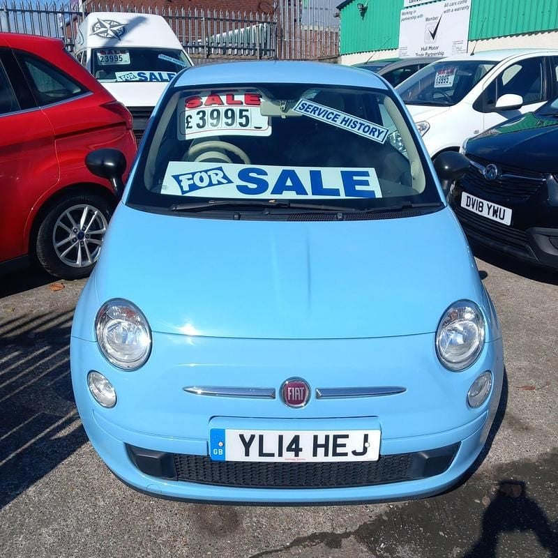 Blue Used 2014 Fiat 500 Pop Hatchback | £3,995 (Fair price) - Image 1/4