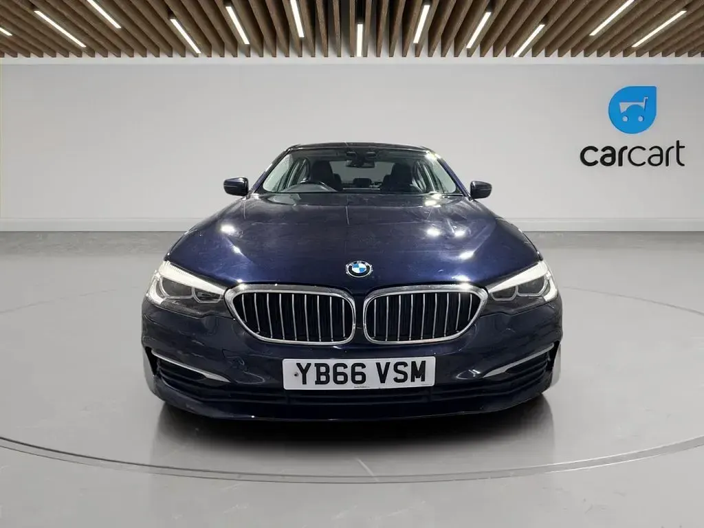 Used BMW 520 Sport Line 190 HP (139 kW) 2017 Blue Sedan
