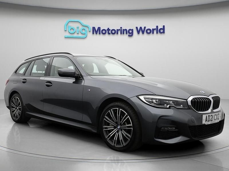Grey Used 2021 BMW 330e M Sport Estate | £27,897 - Image 1/4