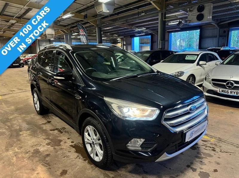 Used Ford Kuga Titanium 150 HP (110 kW) 2017 Black SUV