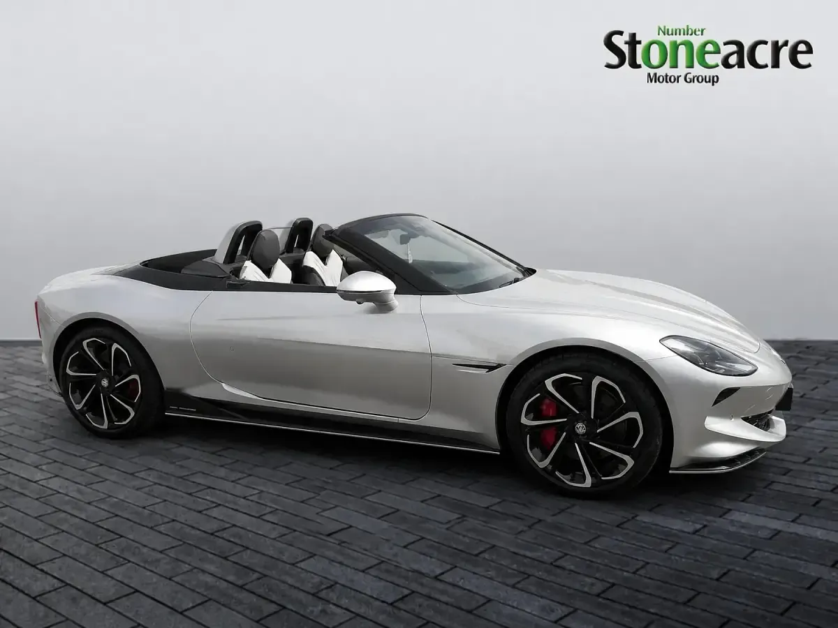 New MG Cyberster 375 kW (510 HP) 2026 Silver Cabriolet