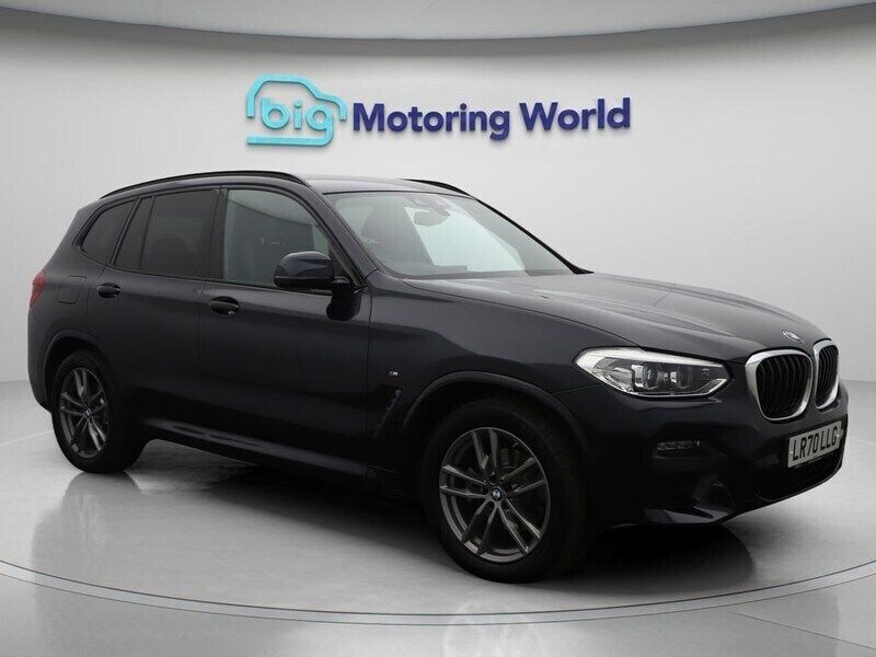Black Used 2020 BMW X3 M Sport SUV | £24,400 (Fair price) - Image 1/4