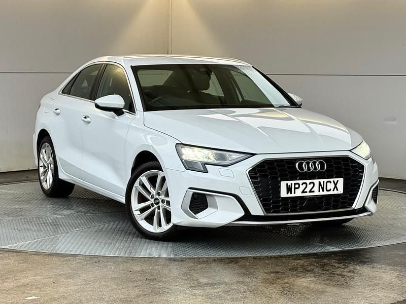 White Used 2022 Audi A3 Sport Sedan | £20,999 (Fair price) - Image 1/1