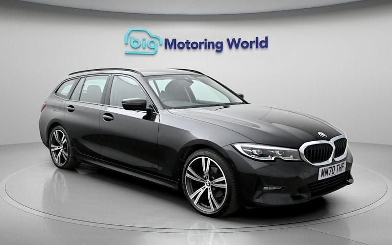 Used BMW 320 Sport Line 184 HP (135 kW) 2021 Black Estate