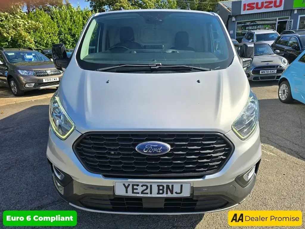 Used Ford Transit Custom Active 130 HP (95 kW) 2021 Silver Van