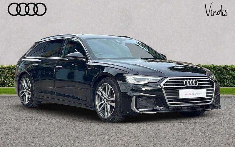 Black Used 2023 Audi A6 S-Line Estate | £31,362 (Fair price) - Image 1/4