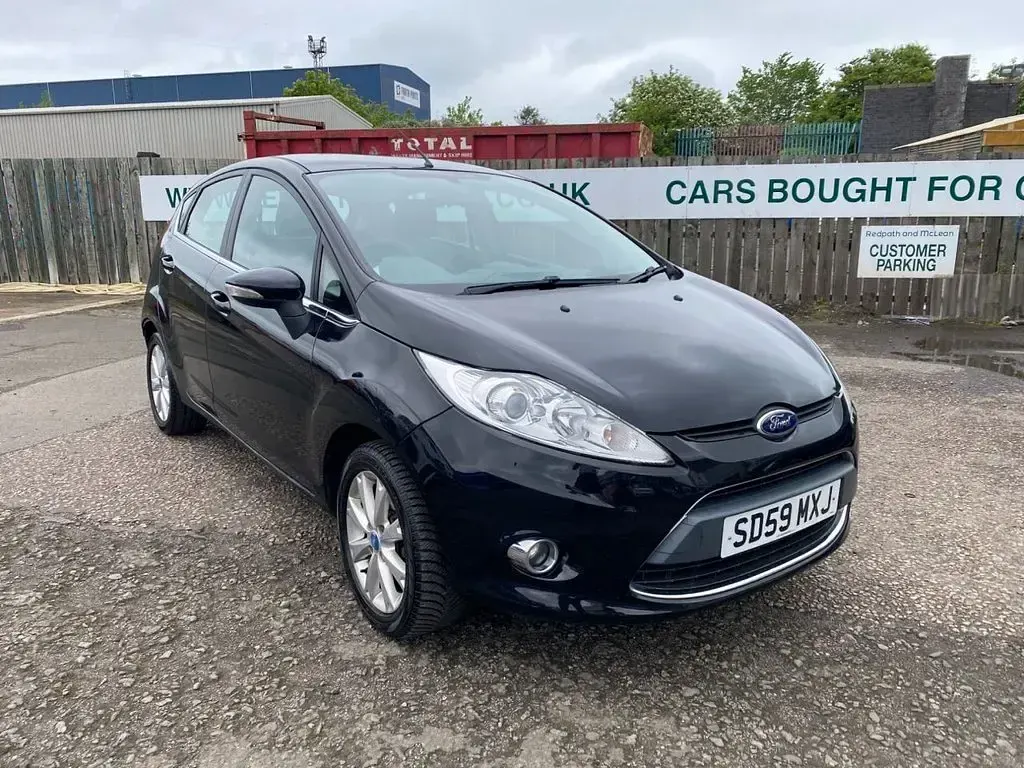 Used Ford Fiesta Zetec 81 HP (59 kW) 2009 Black Hatchback
