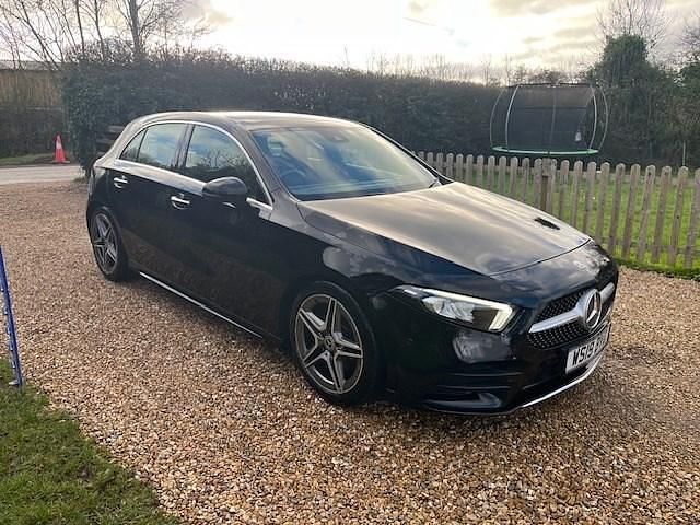 Black Used 2019 Mercedes A180 AMG Line Premium Hatchback | £12,950 (Fair price) - Image 1/4