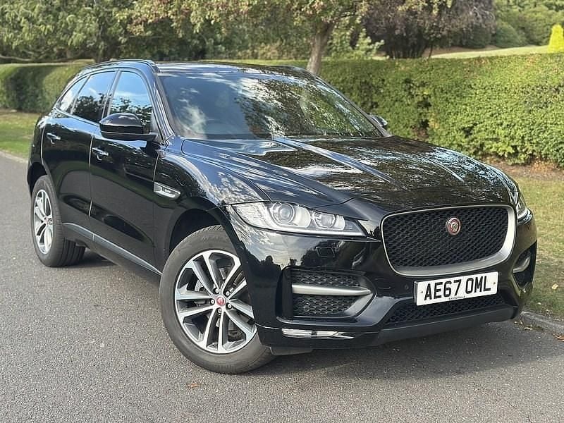 Black Used 2017 Jaguar F-Pace R-Sport SUV | £10,990 (Fair price) - Image 1/4