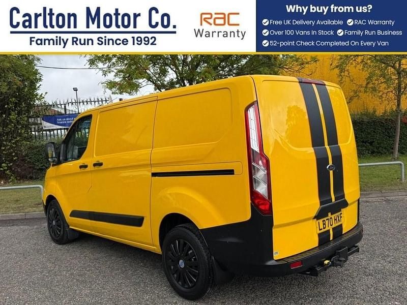 Used Ford Transit Custom 130 HP (95 kW) 2021 Yellow Van