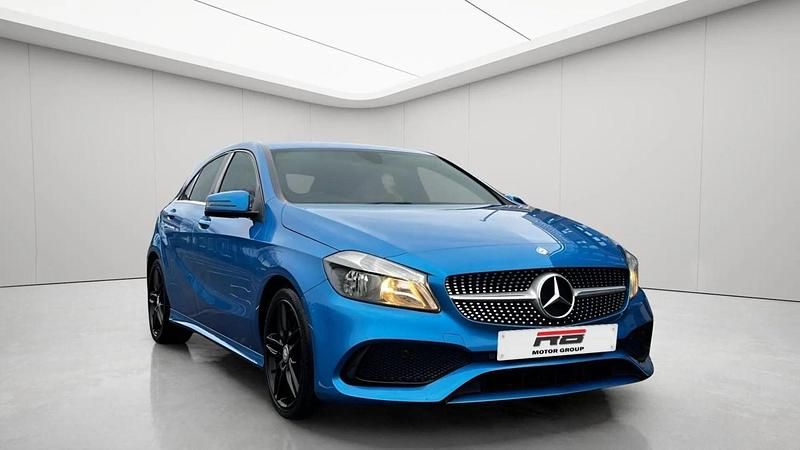 Used Mercedes A200 AMG line 2017 Blue Hatchback