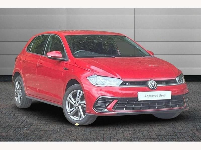 Red Used 2022 VW Polo R-line Hatchback | £17,495 (Fair price) - Image 1/3