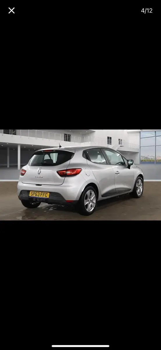 Used Renault Clio IV Expression+ 75 HP (55 kW) 2013 Silver Hatchback