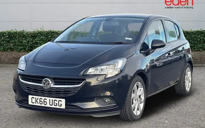 Used Vauxhall Corsa 90 HP (66 kW) 2016 Black Hatchback