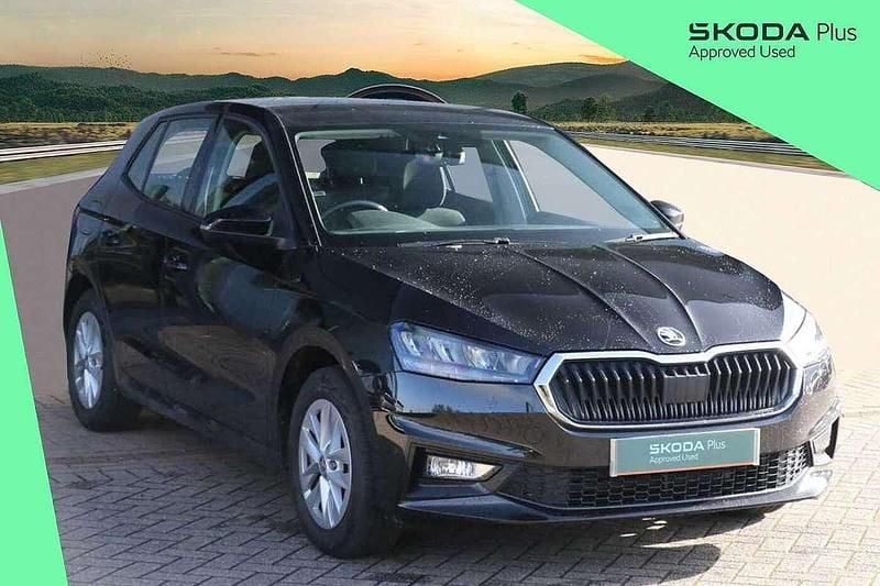 Black magic pearl effect Used 2022 Skoda Fabia Comfort Hatchback | £13,212 (Good price) - Image 1/4