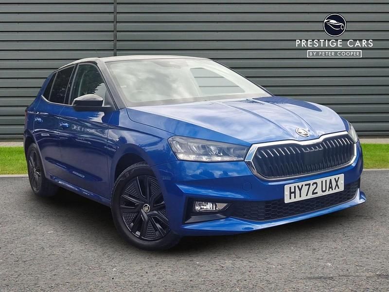 Blue Used 2022 Skoda Fabia Colour Edition Hatchback | £15,492 (Fair price) - Image 1/4