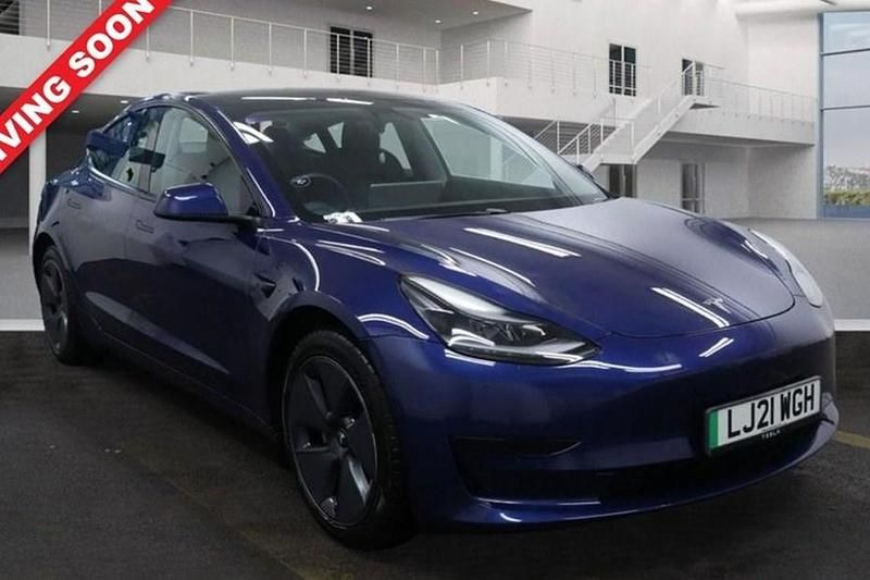 Blue Used 2021 Tesla Model 3 Standard Range Sedan | £16,200 (Good price) - Image 1/1