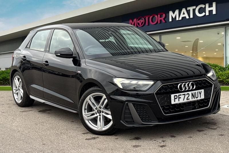 Black Used 2023 Audi A1 Sportback S-Line Hatchback | £20,490 (Good price) - Image 1/4
