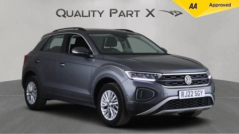 Grey Used 2022 VW T-Roc Life SUV | £17,479 (Good price) - Image 1/4