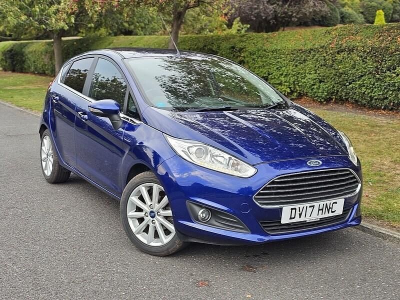 Blue Used 2017 Ford Fiesta Titanium Hatchback | £5,690 (Fair price) - Image 1/4