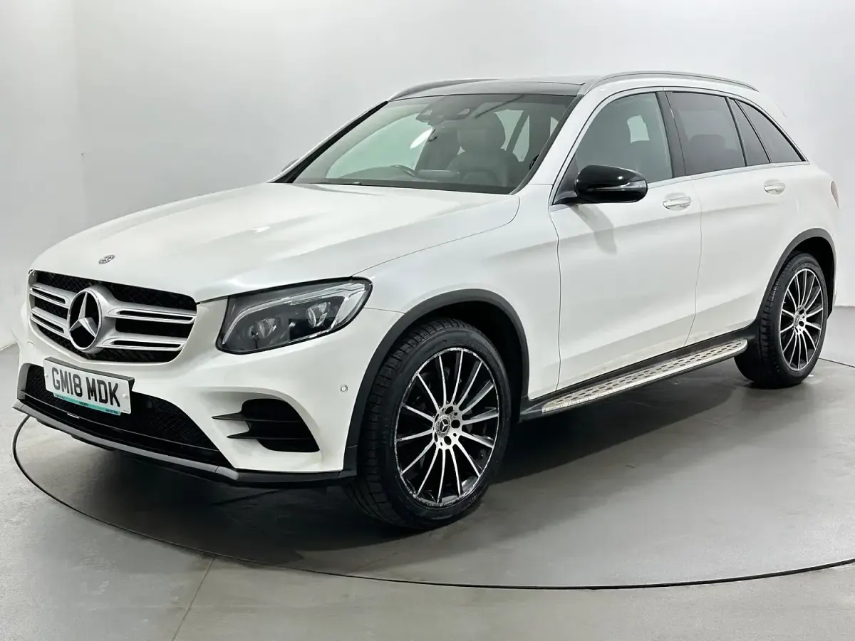 Used Mercedes GLC250 AMG line 204 HP (150 kW) 2018 White SUV