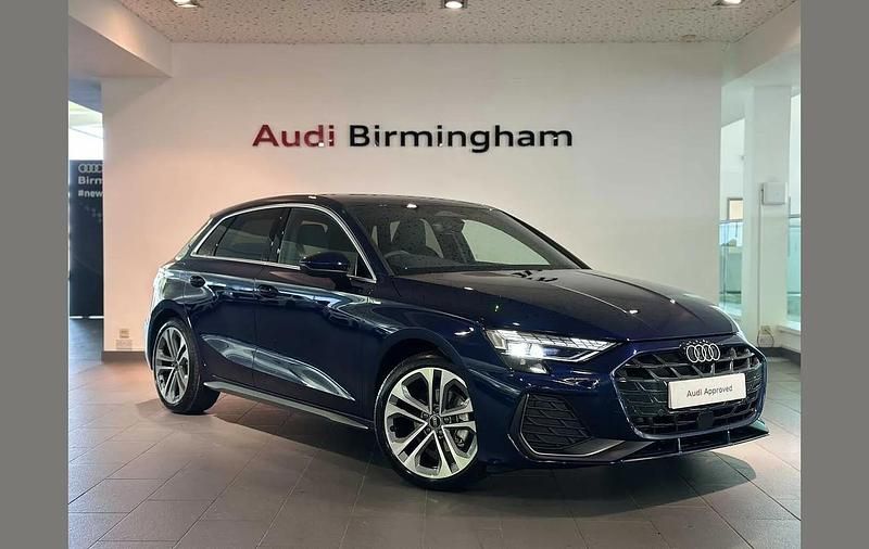 New Audi A3 S-Line 150 HP (110 kW) 2025 Blue Hatchback