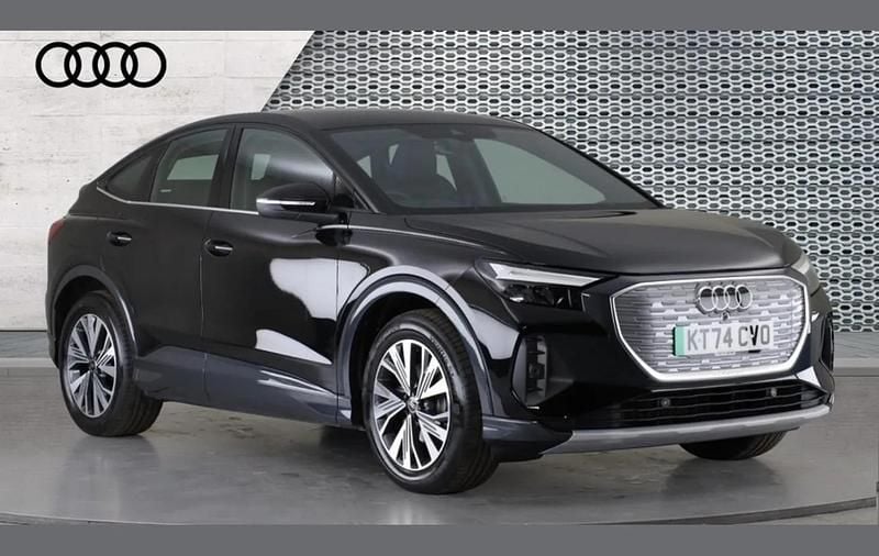 Black Used 2024 Audi Q4 Sportback e-tron Sport SUV | £28,372 - Image 1/4