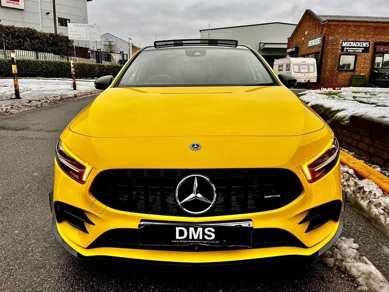 Used Mercedes A35 AMG Premium Plus 2023 Yellow Hatchback