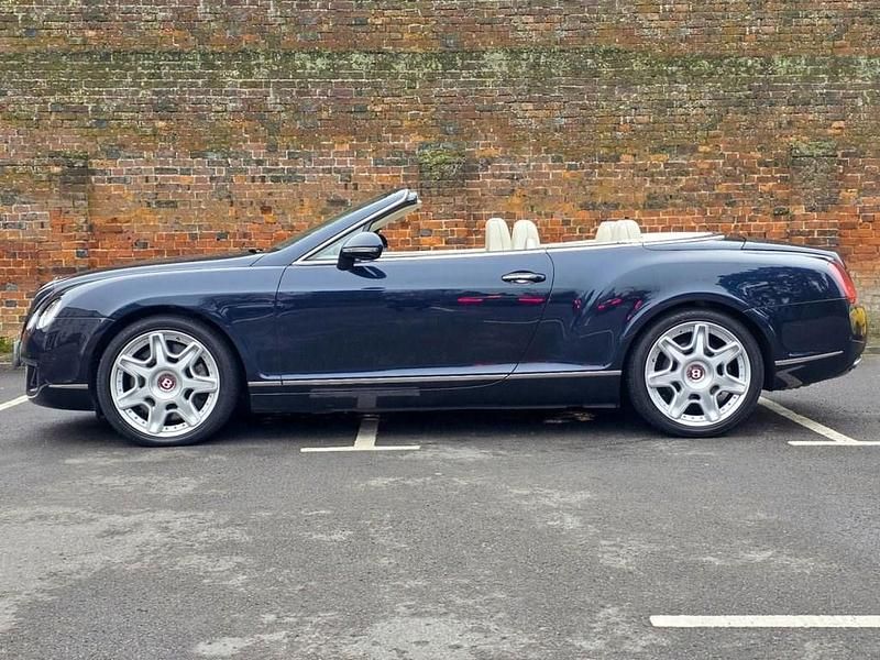 Used Bentley Continental GT Convertible 560 HP (411 kW) 2009 Blue Cabriolet