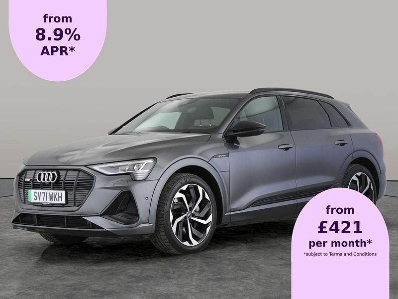 Grey Used 2021 Audi e-tron Black Edition SUV | £27,048 (Fair price) - Image 1/2