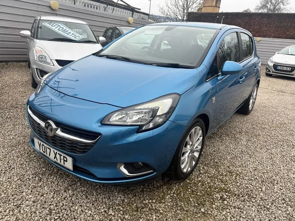 Used Vauxhall Corsa 90 HP (66 kW) 2017 Blue Hatchback