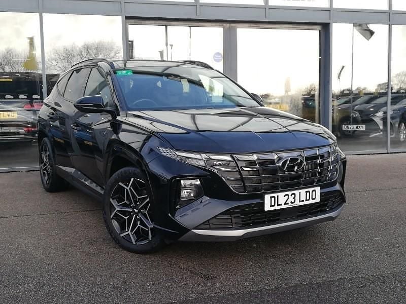 Black Used 2023 Hyundai Tucson N Line SUV | £26,298 (Fair price) - Image 1/4