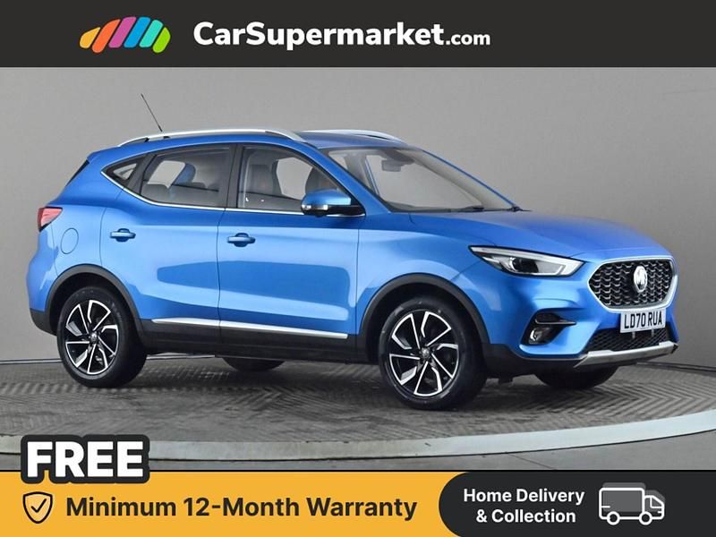 Used MG ZS Exclusive 106 HP (77 kW) 2020 Blue Hatchback
