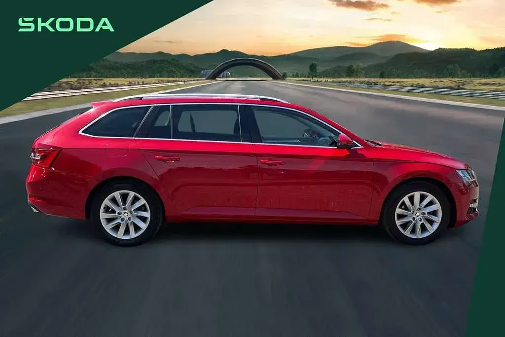 Used Skoda Superb SE Technology 150 HP (110 kW) 2020 Red Estate