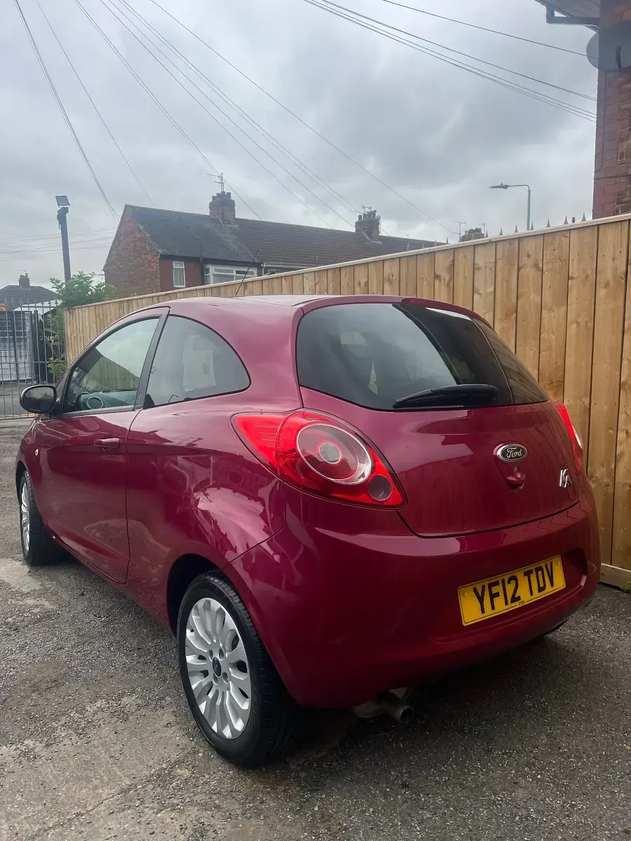 Used Ford Ka Zetec 2012 Red Hatchback
