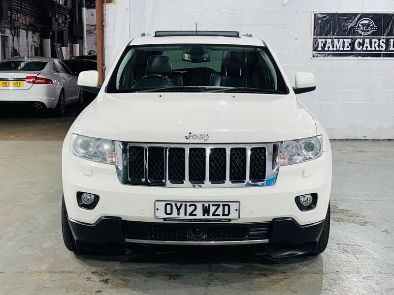 Used Jeep Grand Cherokee Overland 2012 White SUV