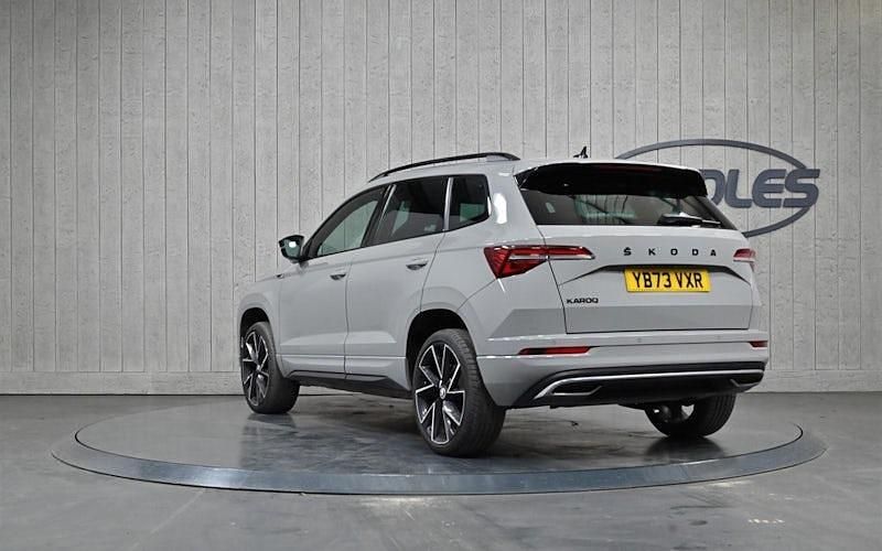 Used Skoda Karoq SportLine 150 HP (110 kW) 2023 Grey SUV