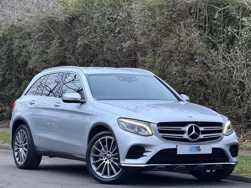 Used Mercedes GLC220 AMG line 170 HP (125 kW) 2018 Silver SUV
