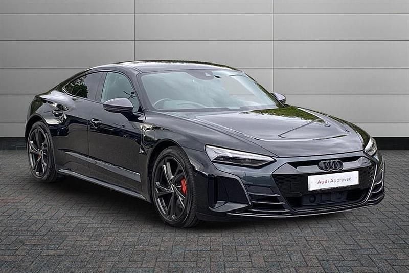 Black Used 2021 Audi e-tron GT quattro Comfort Sedan | £38,950 (Good price) - Image 1/4