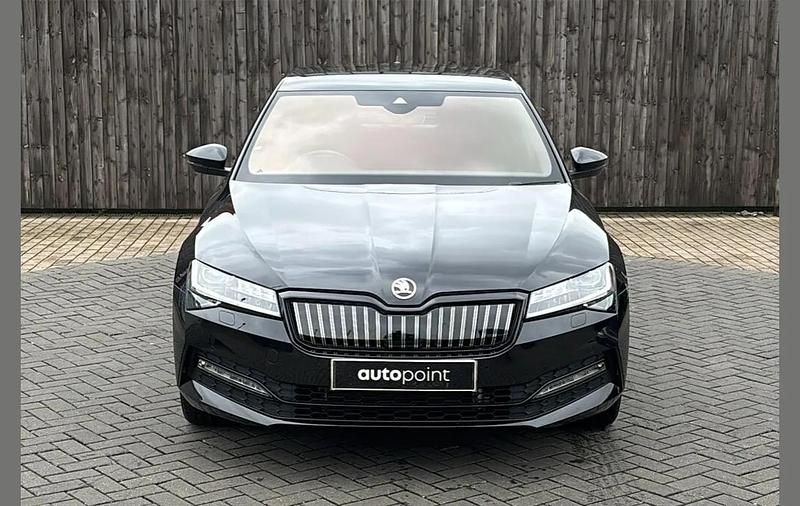 Used Skoda Superb SportlinePlus 214 HP (157 kW) 2023 Black Hatchback