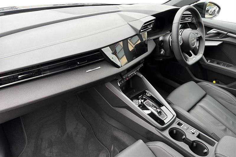 Used Audi A3 Black Edition 150 HP (110 kW) 2025 Blue Hatchback