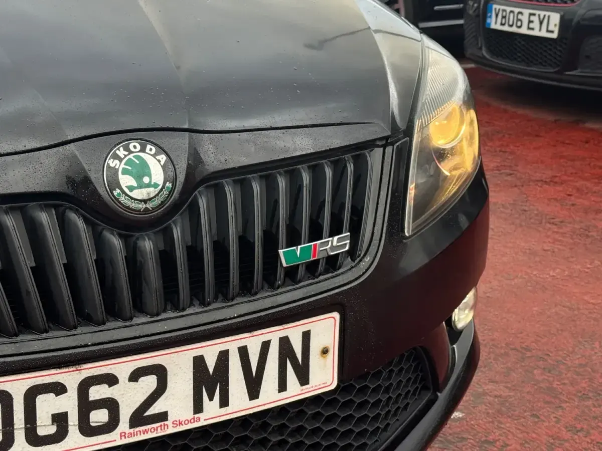 Used Skoda Fabia vRS 180 HP (132 kW) 2012 Black Hatchback