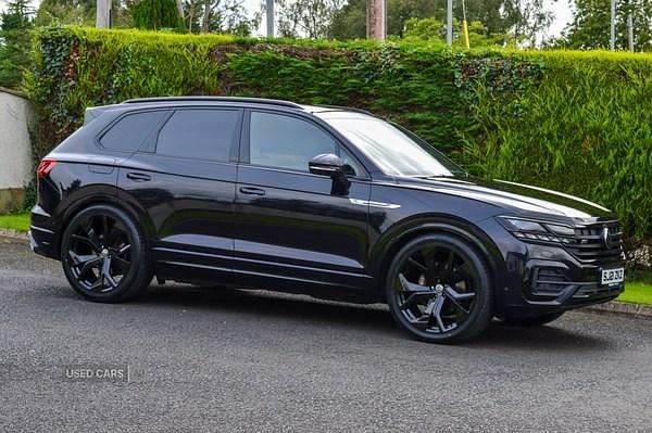 Black Used 2021 VW Touareg Black Edition SUV | £36,695 (Fair price) - Image 1/3