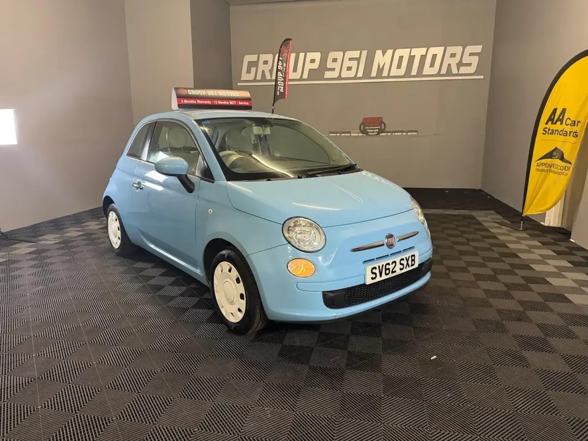 Used Fiat 500 Pop 69 HP (50 kW) 2012 Blue Hatchback